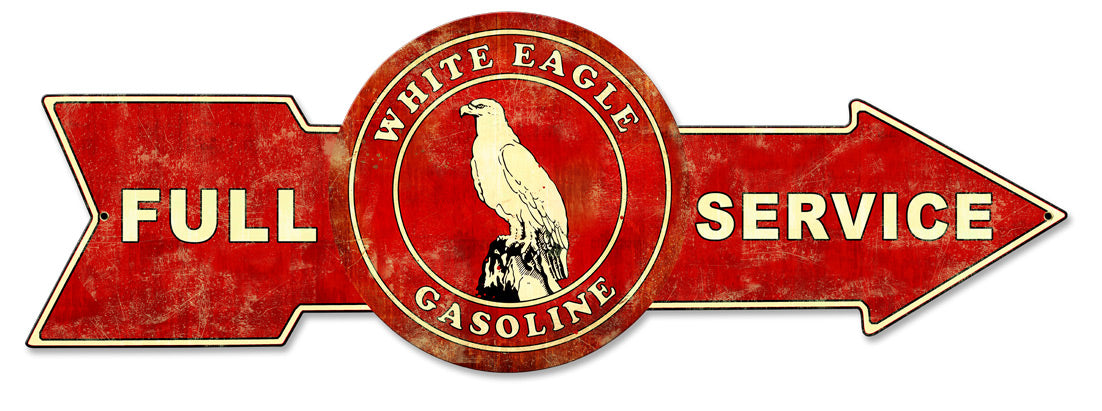 Full Service White Eagle Gasoline 32 x 11