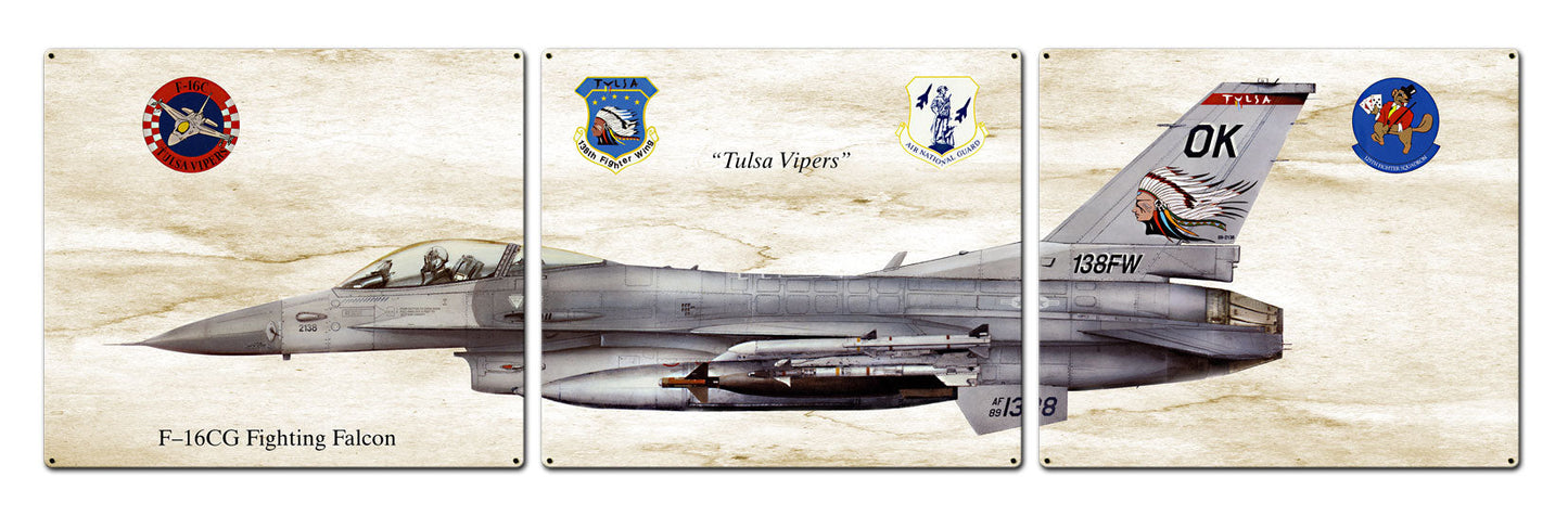 F-16Cg Fighting Falcon 48 x 14