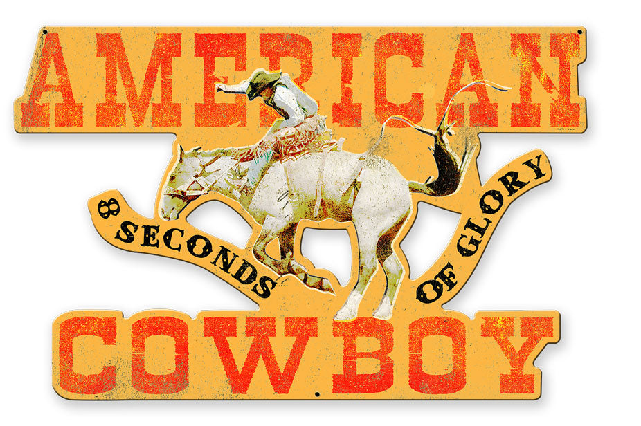 American Cowboy 8 Seconds Of Glory 12 x 19