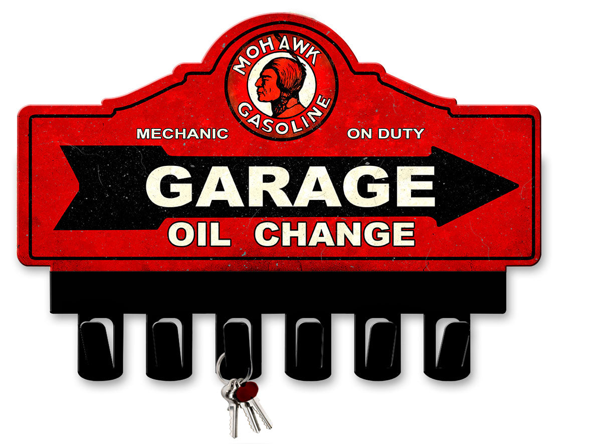 Mohawk Gasoline Key Hanger 14 x 10