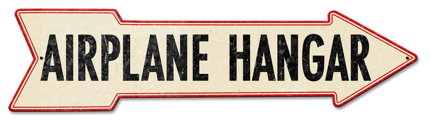 Airplane Hangar Arrow 30 x 7