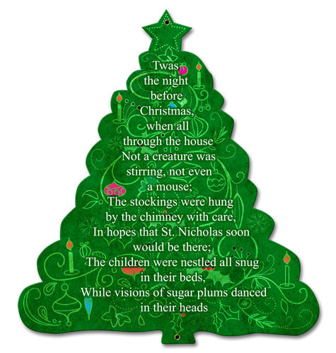 Night Before Christmas 20 x 20