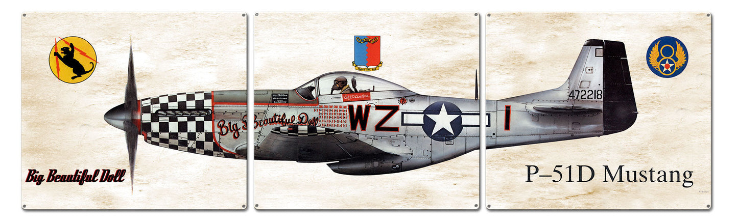 P-51 Mustang 48 x 14