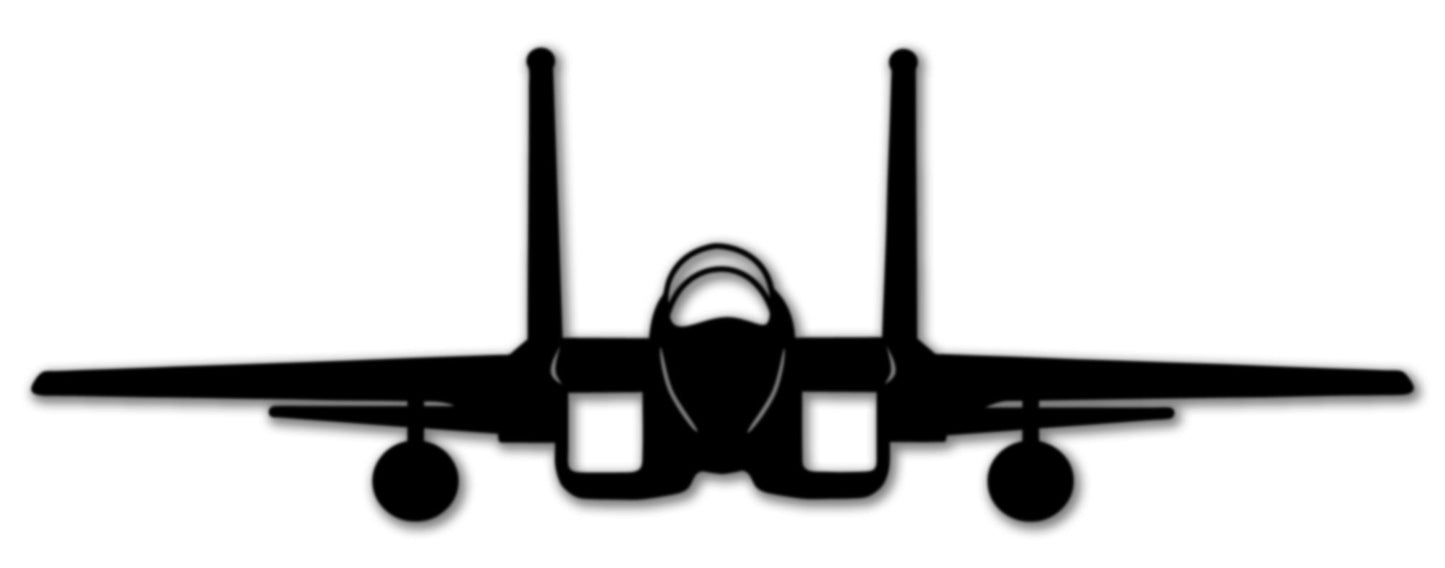 F-15 Silhouette 27 x 10