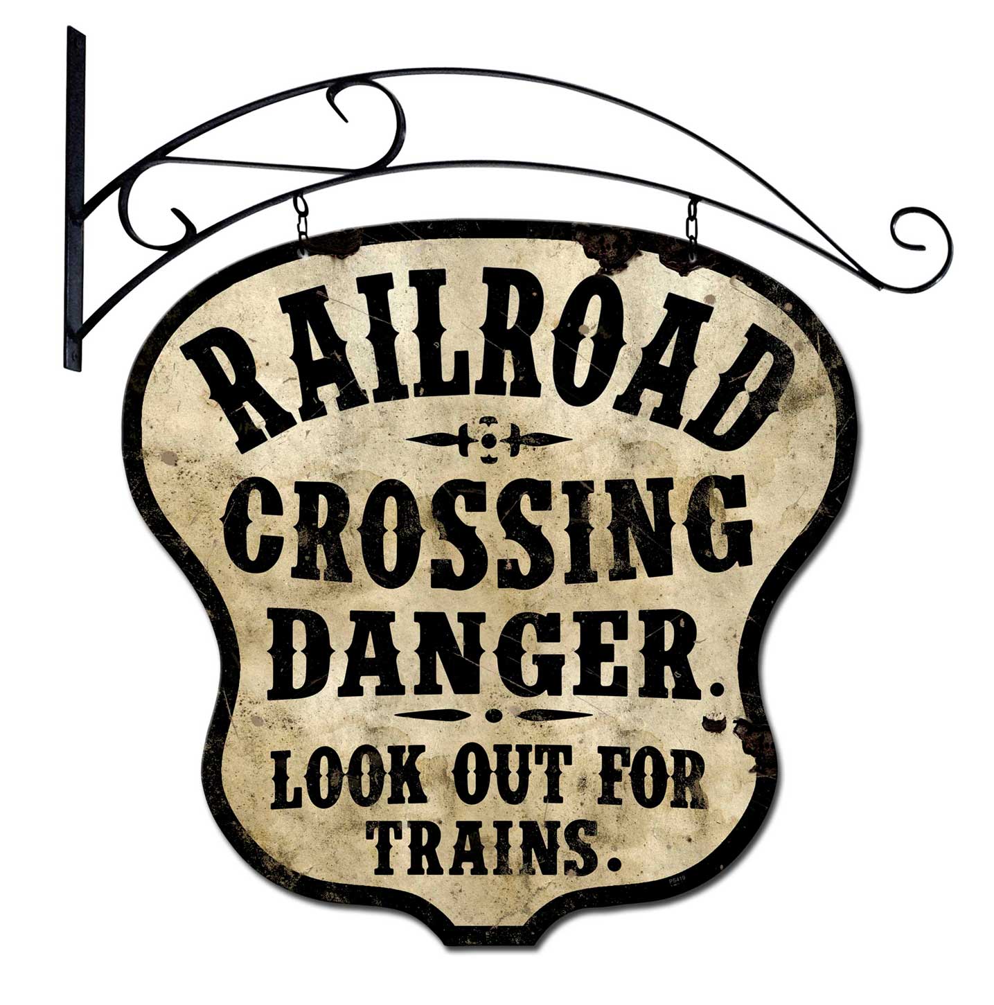 Ps942 Railroad Crossing Double-Sided 36 X 36