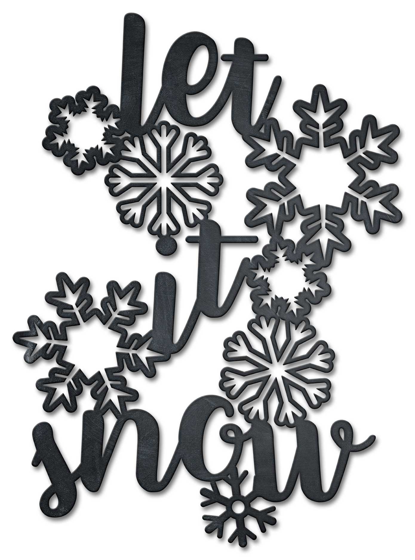 Let It Snow 18 x 25