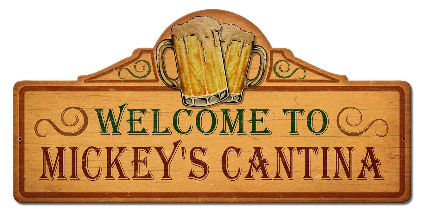 Welcome To Cantina Personalized 26 x 13