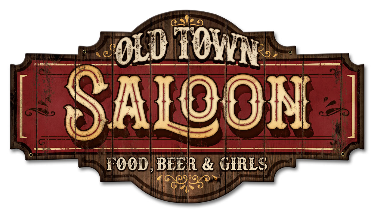 Old Town Saloon 22 x 12