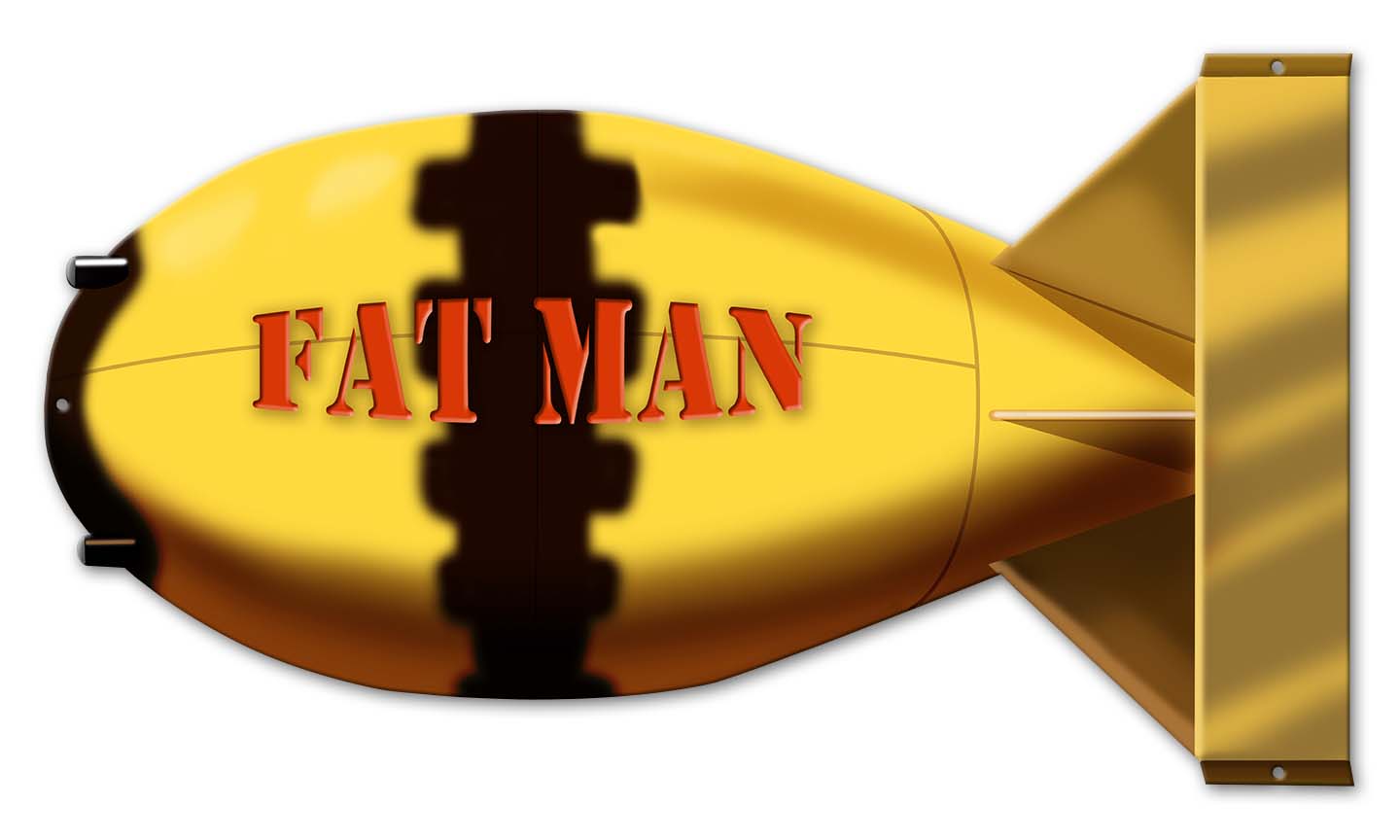 Fat Man Bomb 19 x 11