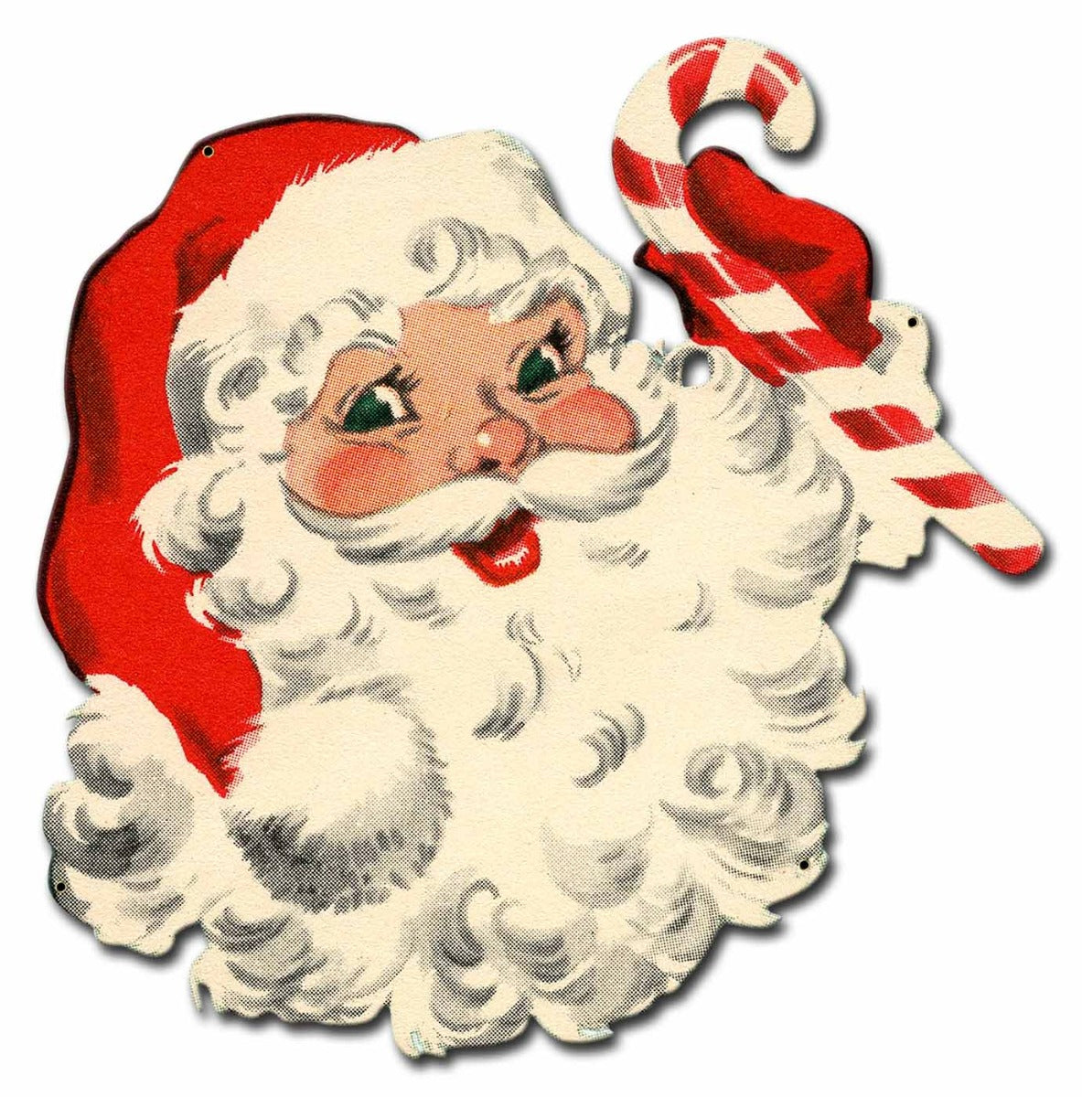 Santa Candy Cane 18 x 18