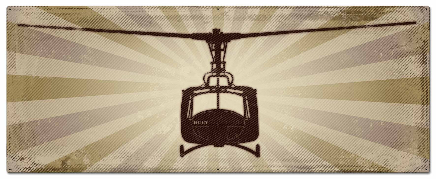 Huey Helicopter 48 x 19