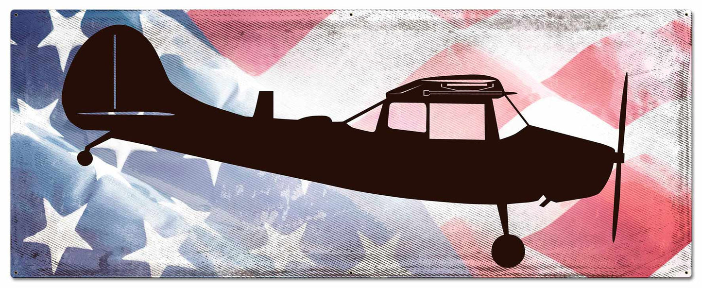 O-1E American Flag 48 x 19