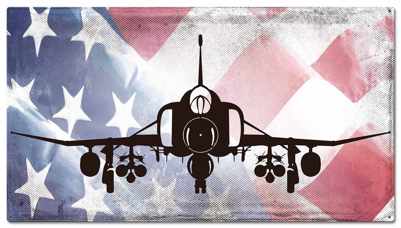 Phantom American Flag 36 x 20