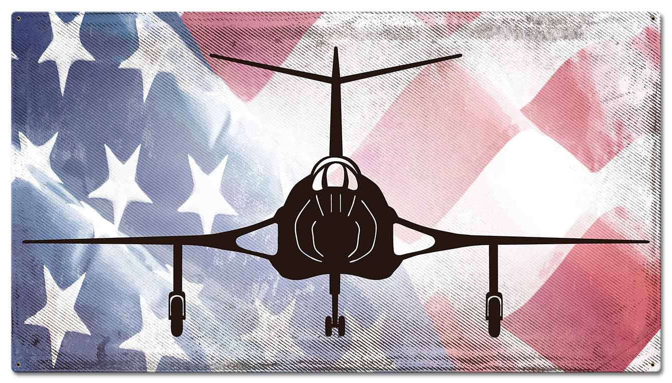 F101 Voodoo American Flag 36 x 20