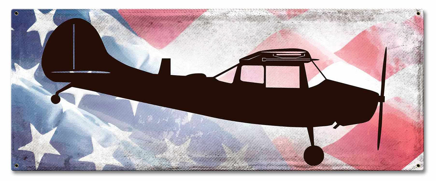 O-1E American Flag 24 x 10