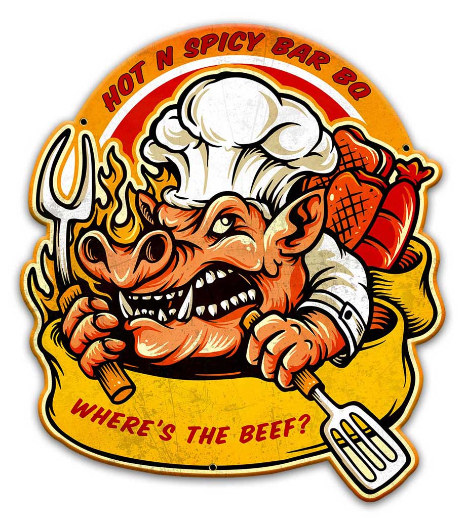 Hot N Spicy Bbq 14 x 16
