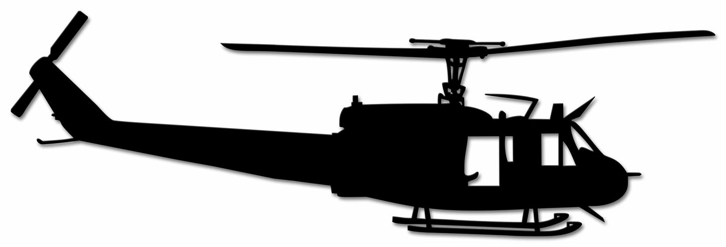 Huey Helicopter Profile 42 x 14