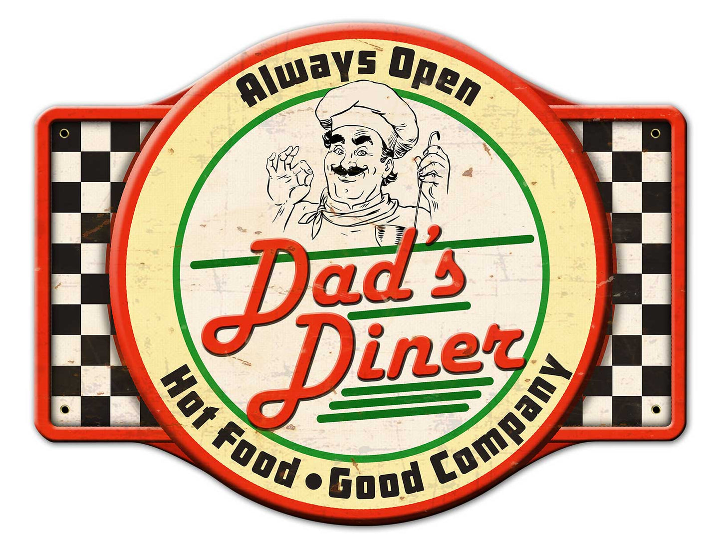 Dad'S Diner 24 x 18