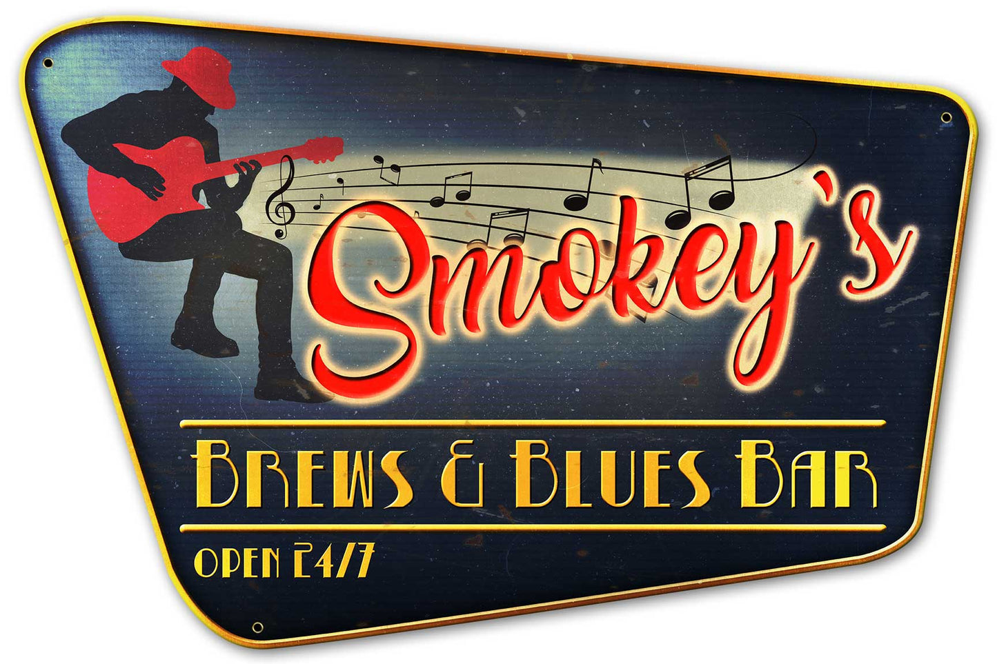 Smokey'S Blues Bar 29 x 19