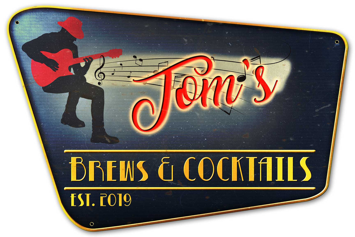 Brews Cocktails Personalized 29 x 19