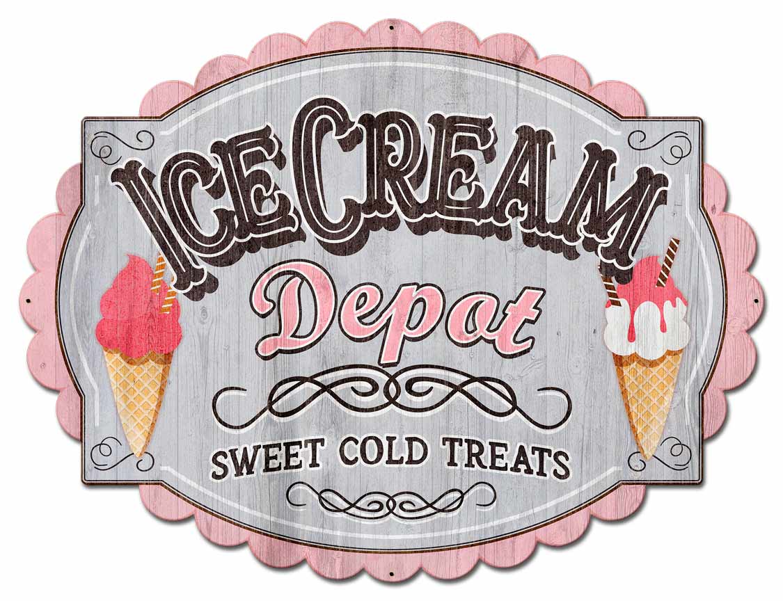 Ice Cream Depot 30 x 24