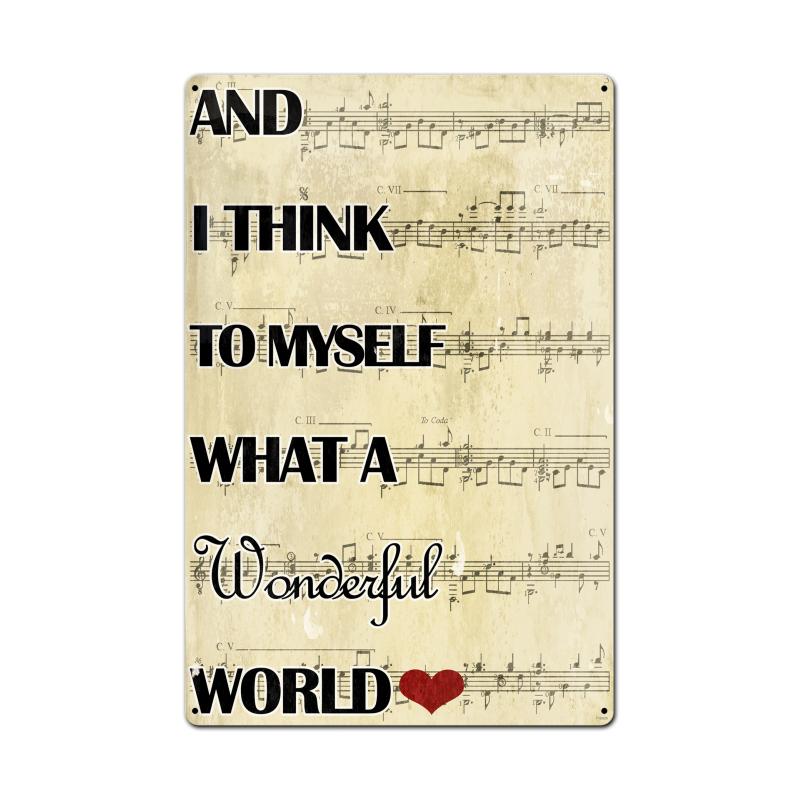 What A Wonderful World 16 x 24