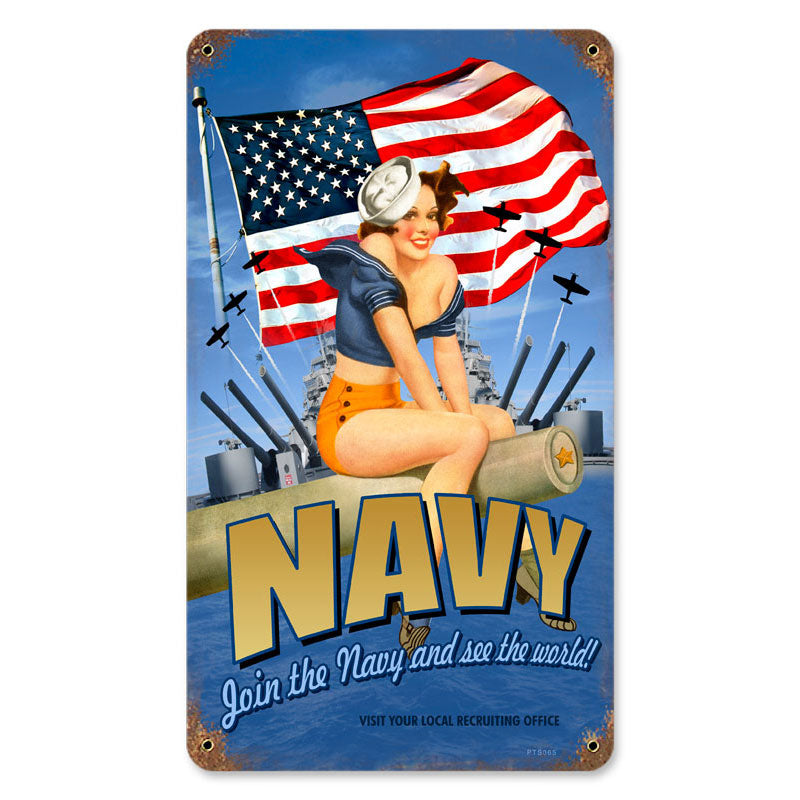 Navy Pinup 8 x 14