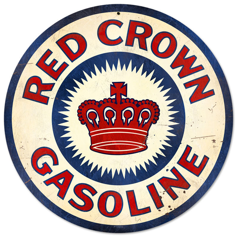 Red Crown Gasoline 14 x 14