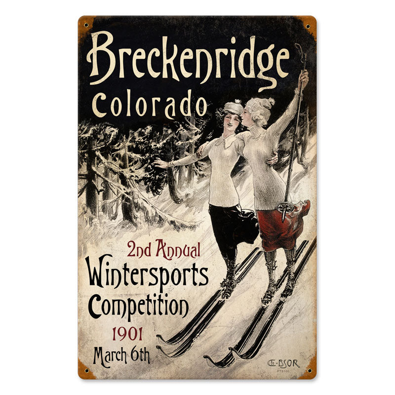 Ski Breckenridge 12 x 18