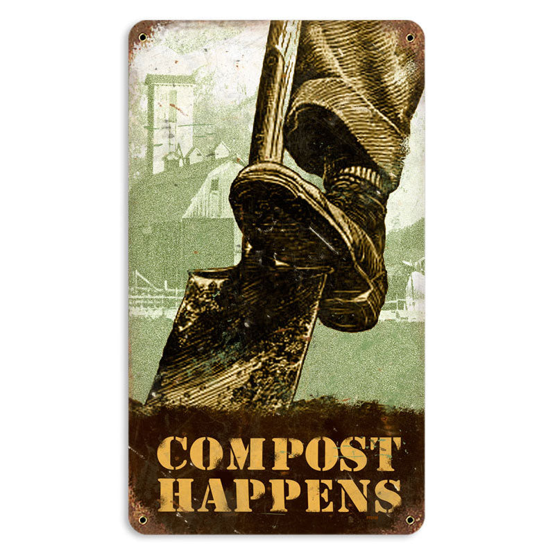 Compost Happens 8 x 14