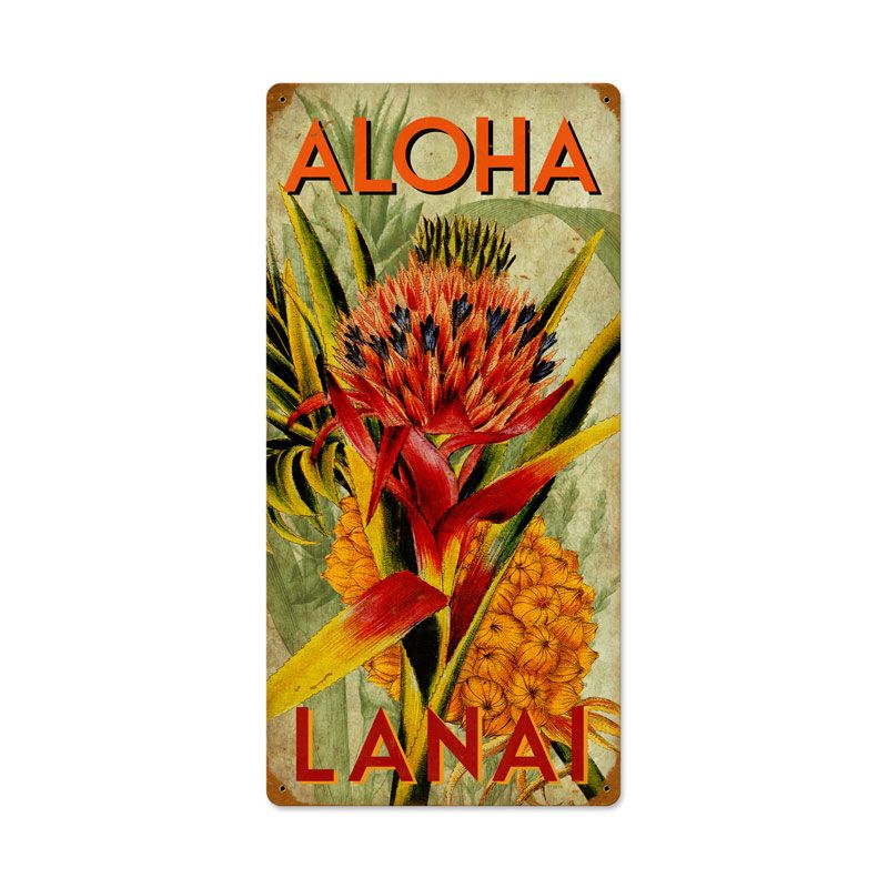 Aloha Pineapple 12 x 24