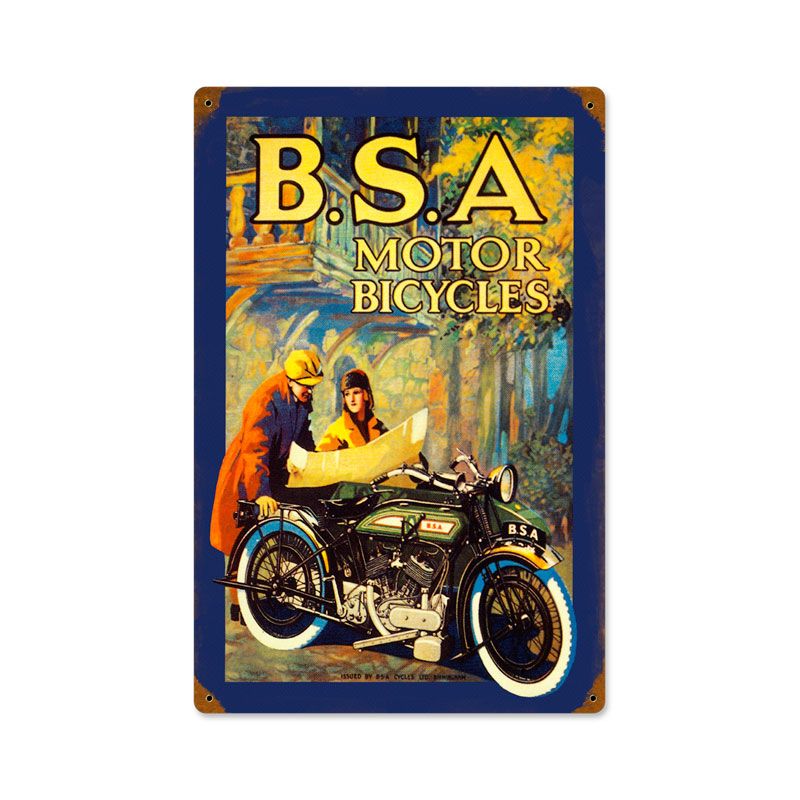 Bsa Motorcycles 12 x 18