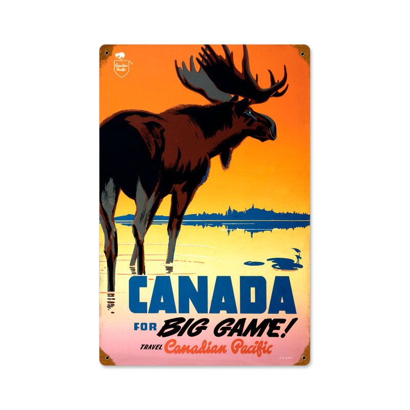 Canada Big Game 12 x 18