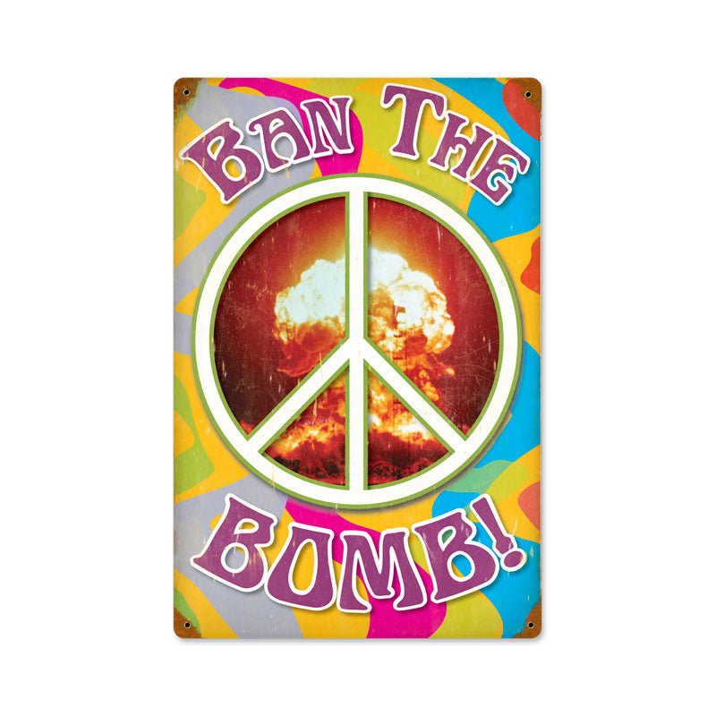 Ban The Bomb 12 x 18