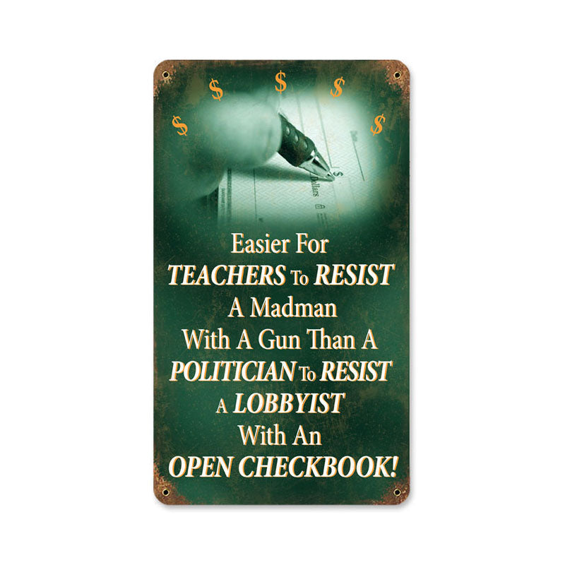 Teachers Vs Politicians 8 x 14
