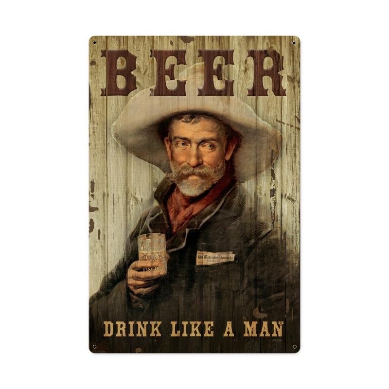 Cowboy Beer 24 x 36