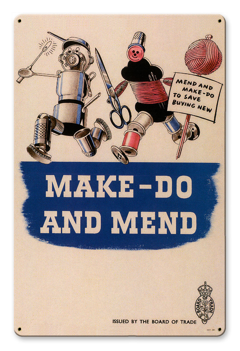 Make Do And Mend 12 x 18