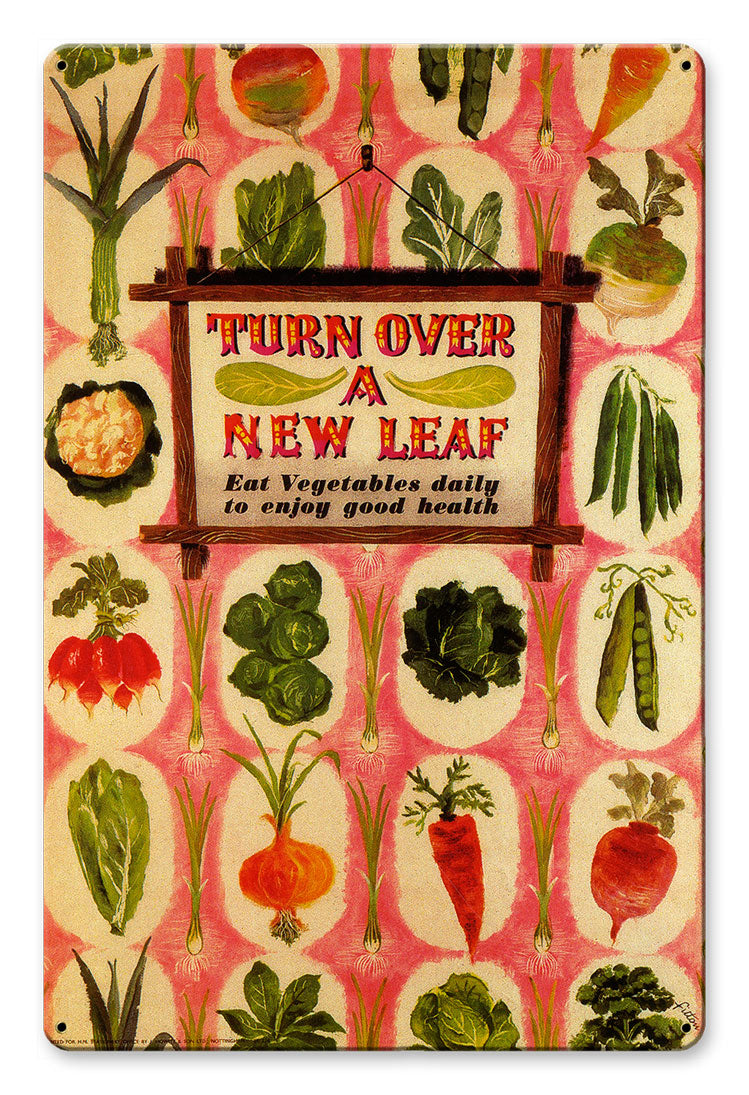 Turn Over A New Leaf 12 x 18