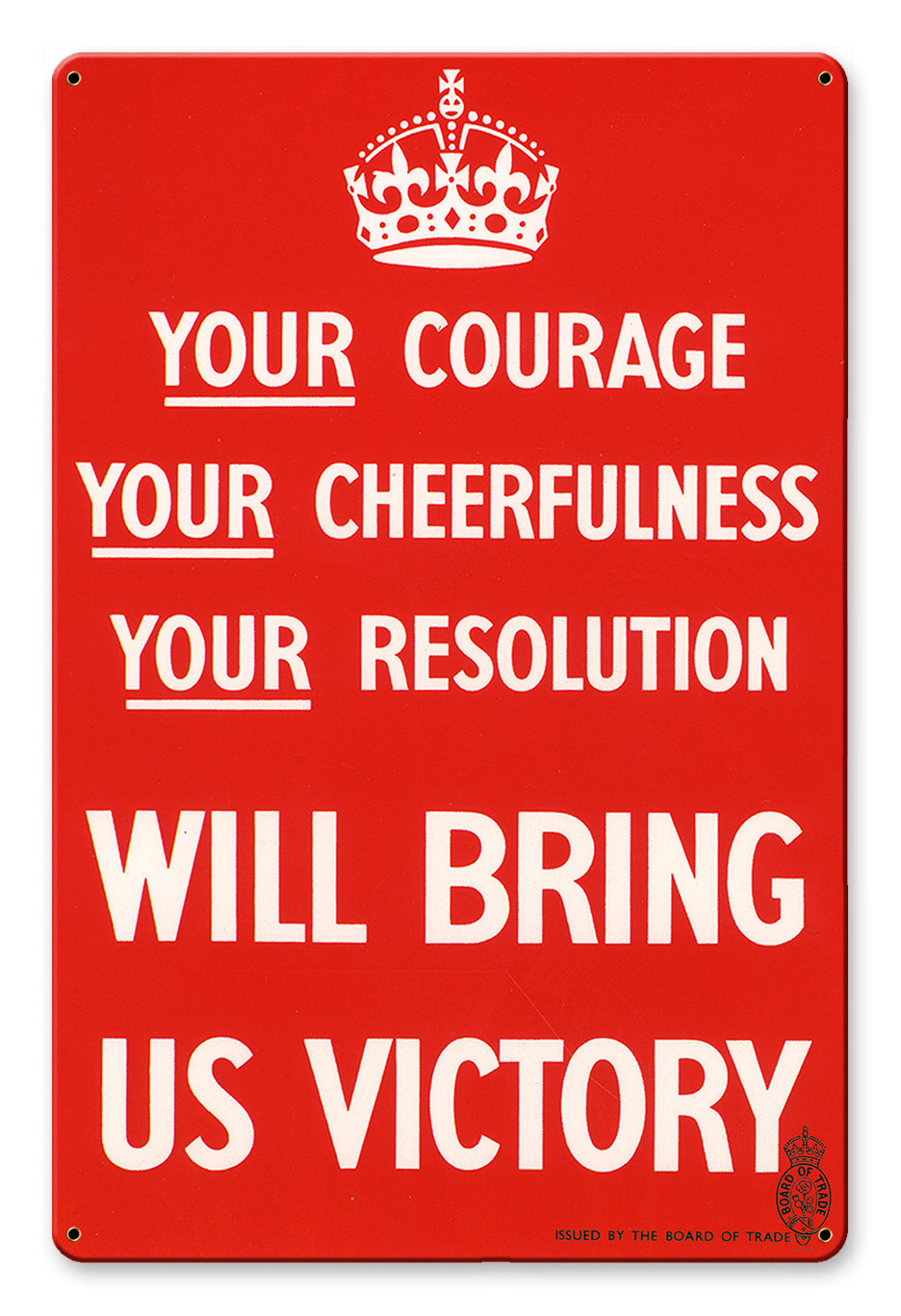 Will Bring Us Victory 12 x 18