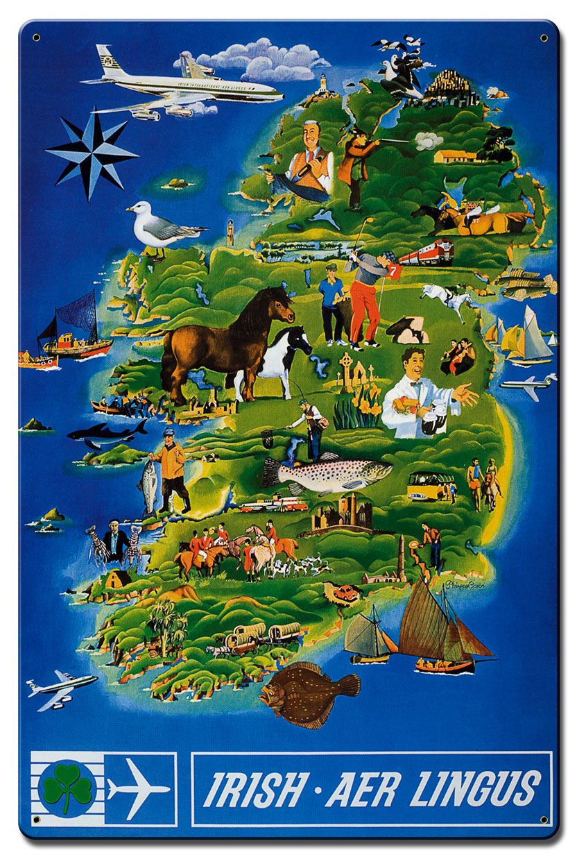 Irish Aer Lingus 16 x 24