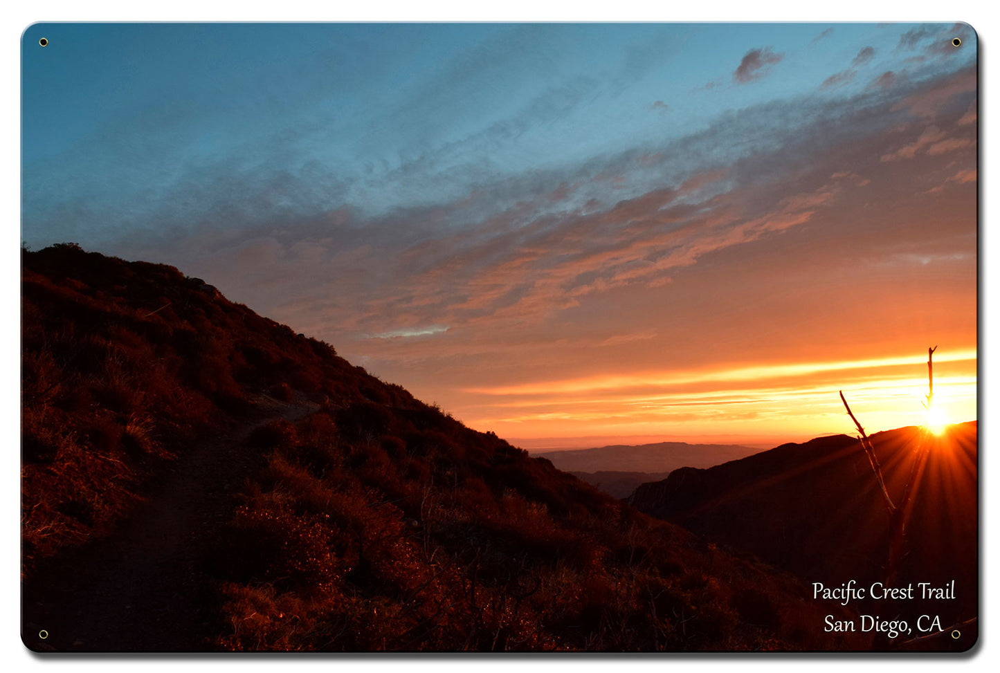 Hiking Sunrise 16 x 24