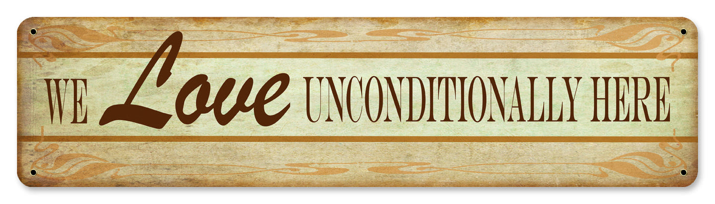 We Love Unconditionally 20 X 5