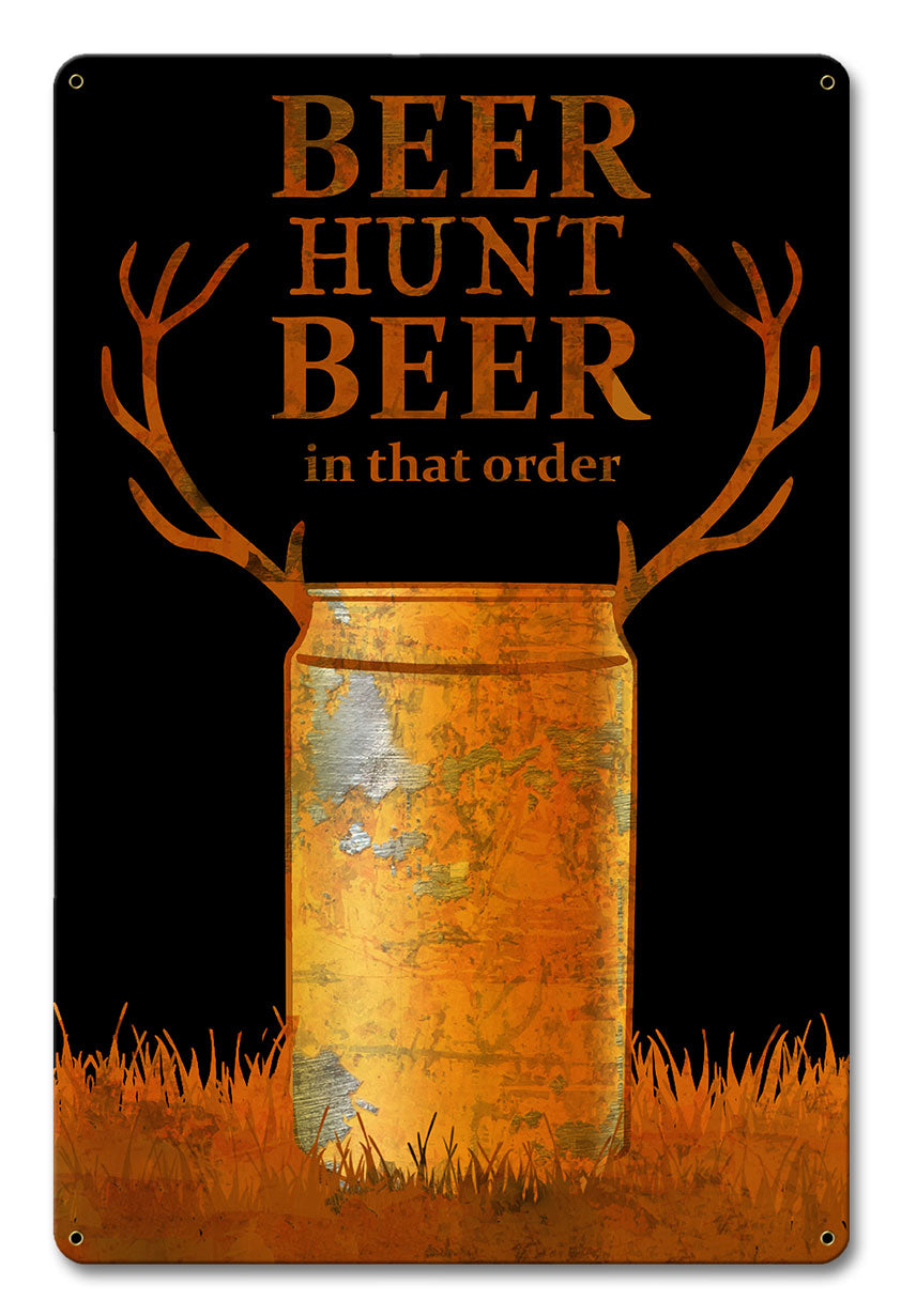 Beer Hunt Beer In That Order 12 x 18