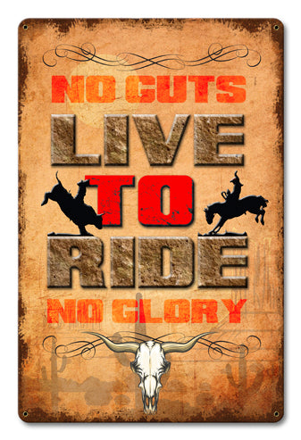 No Guts No Glory 12 x 18