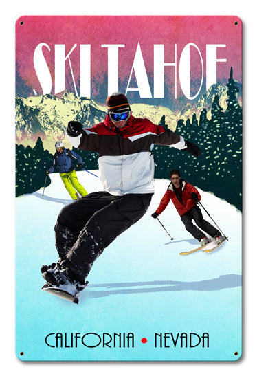 Ski Tahoe 12 x 18