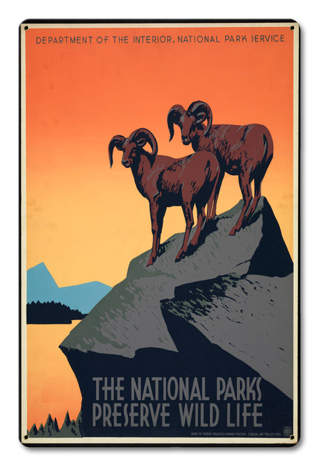 National Parks Preserve Wilderness 12 x 18