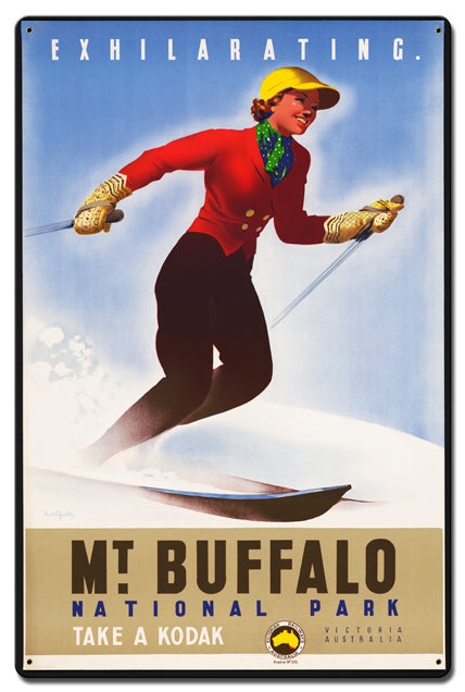 Mt Buffalo Skiing 16 x 24
