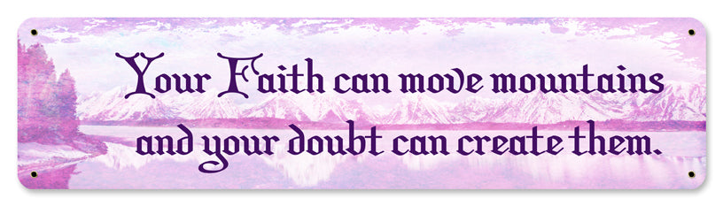 Your Faith Can Move Mountains 20 X 5