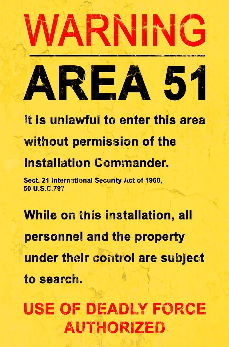 Area 51 12 x 18