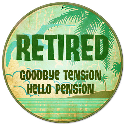 Retired Goodbye Tension 14 x 14